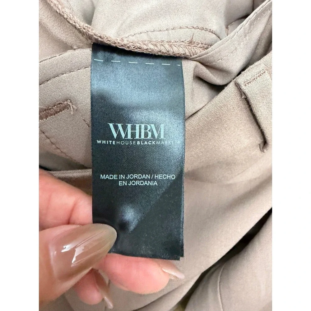 White House Black Market polished white